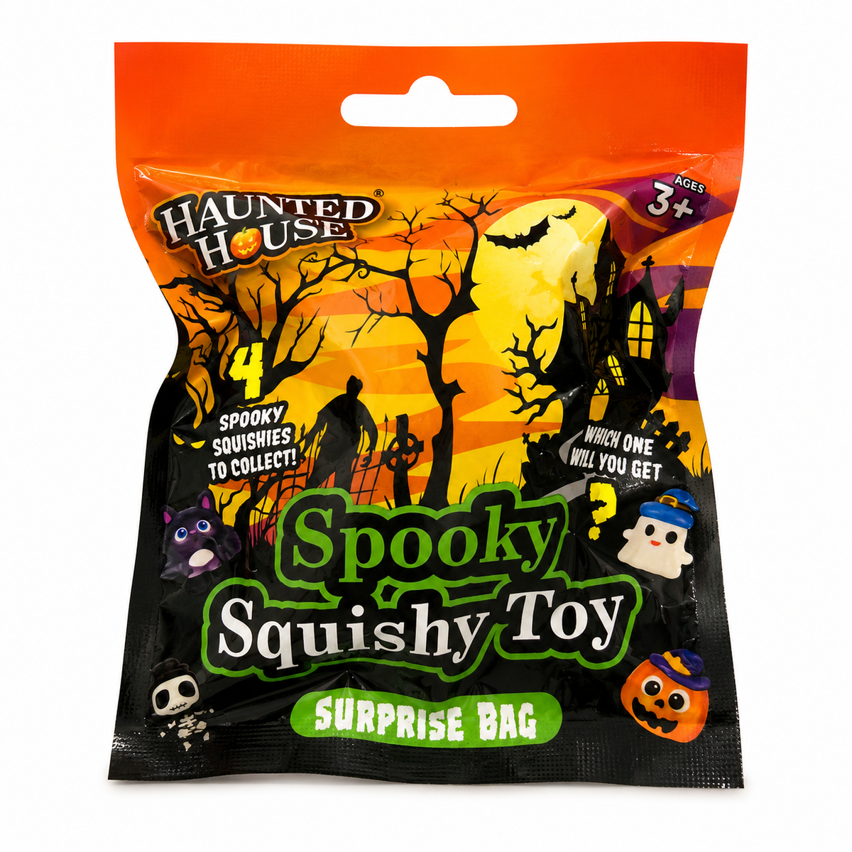 Haunted House Halloween Blind Bag – Slow Rise Squishy 🎃👻
