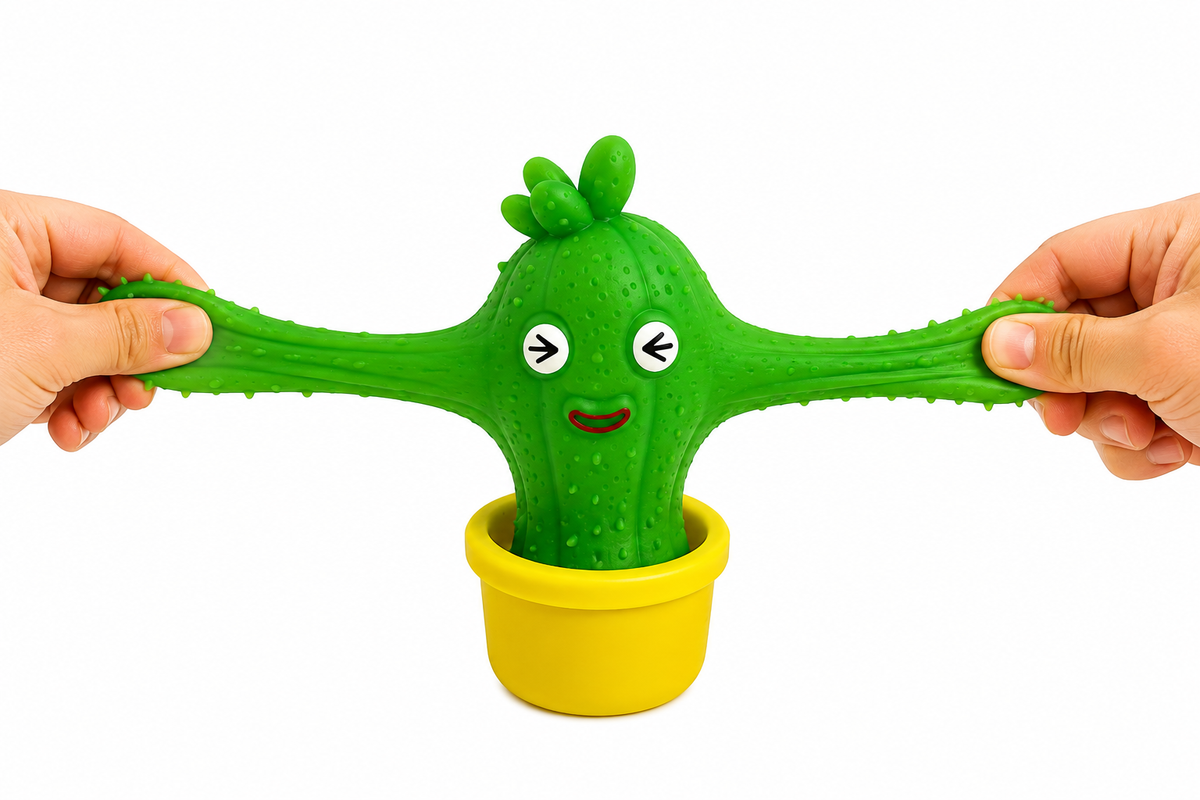 Stretchy Cactus Sensory Fidget Toy – Squish, Squeeze &  Stretch!
