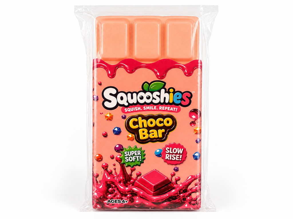 Squooshies Choco Bar Squishy – Super Soft &amp; Slow Rise!