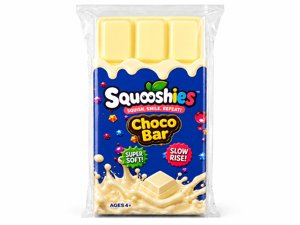 Squooshies Choco Bar Squishy – Super Soft &amp; Slow Rise!
