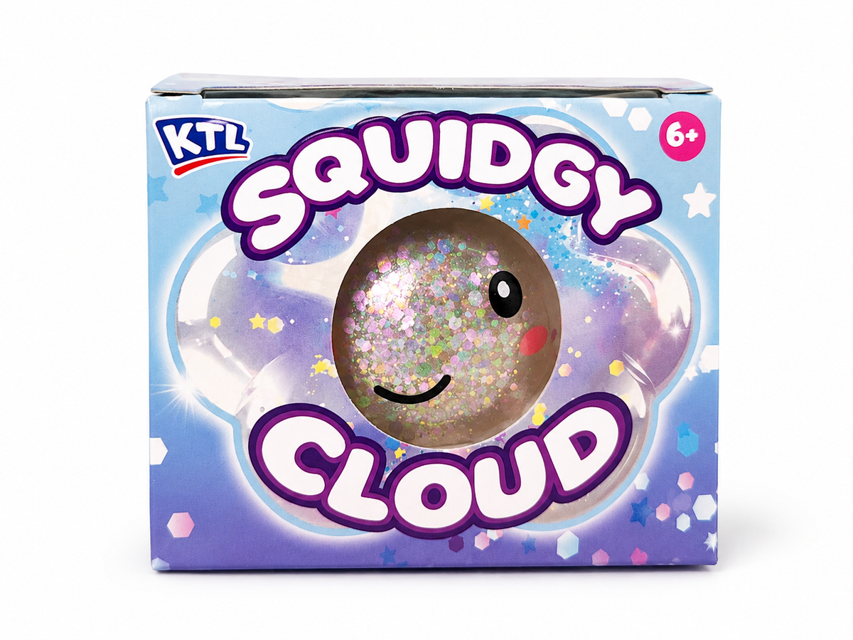Squidgy Cloud – Sparkly Glitter Sensory Toy