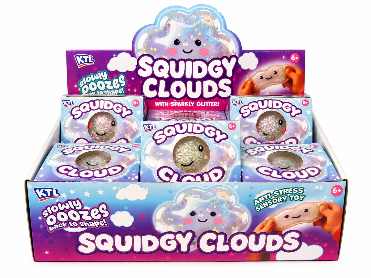 Squidgy Cloud – Sparkly Glitter Sensory Toy