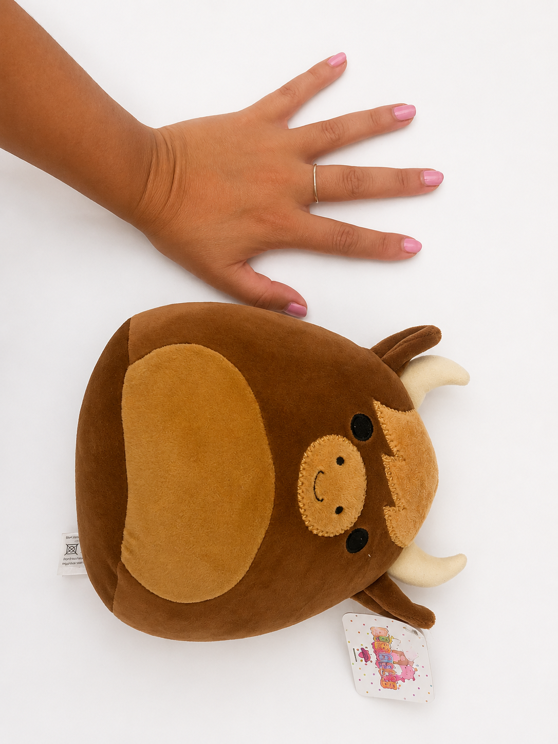 Highland Cow Squishy Plush – Soft & Squeezable