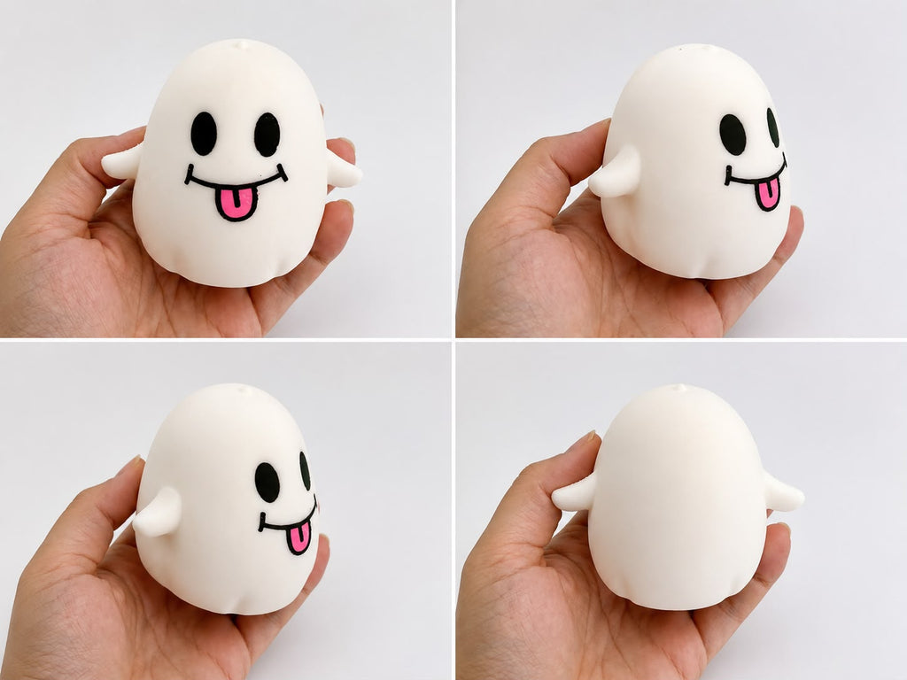 Halloween Ghosts stress balls - cream filled