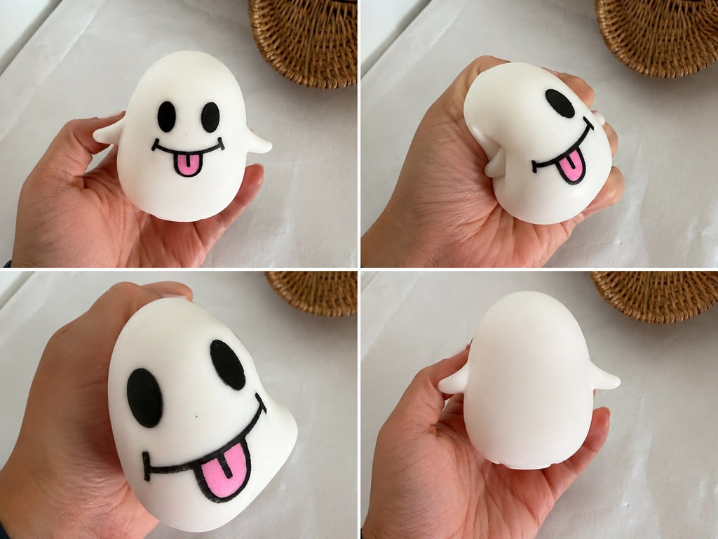 Halloween Ghosts stress balls - cream filled