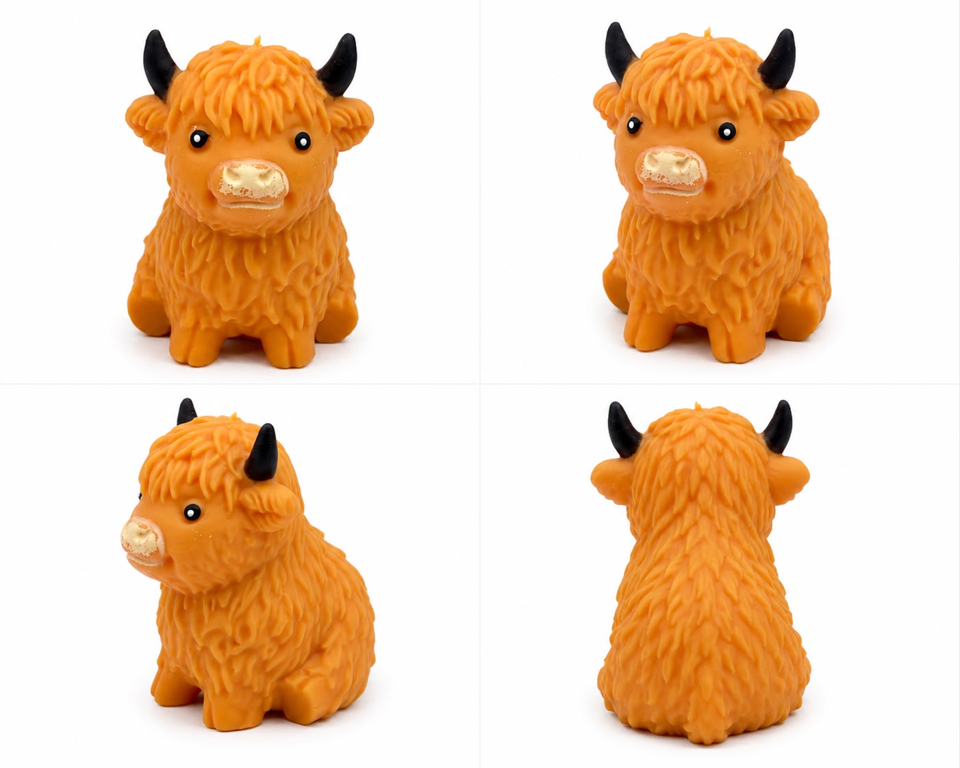 Cream Filled Highland Cow Squishy