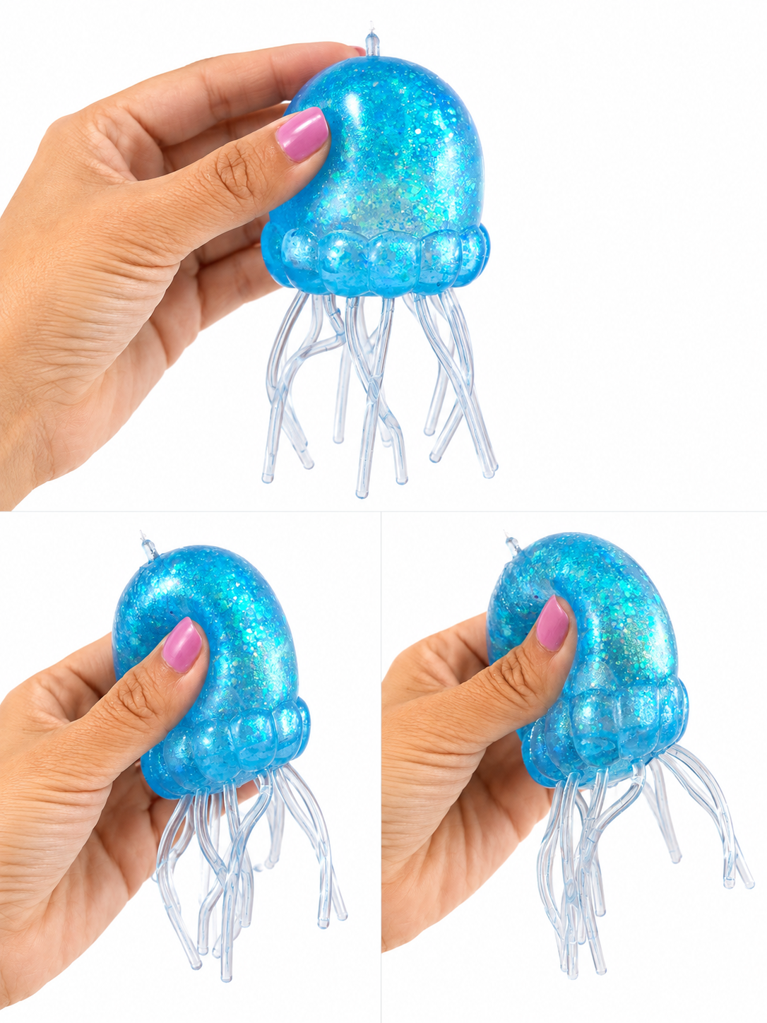 Glitter Jellyfish Squishy