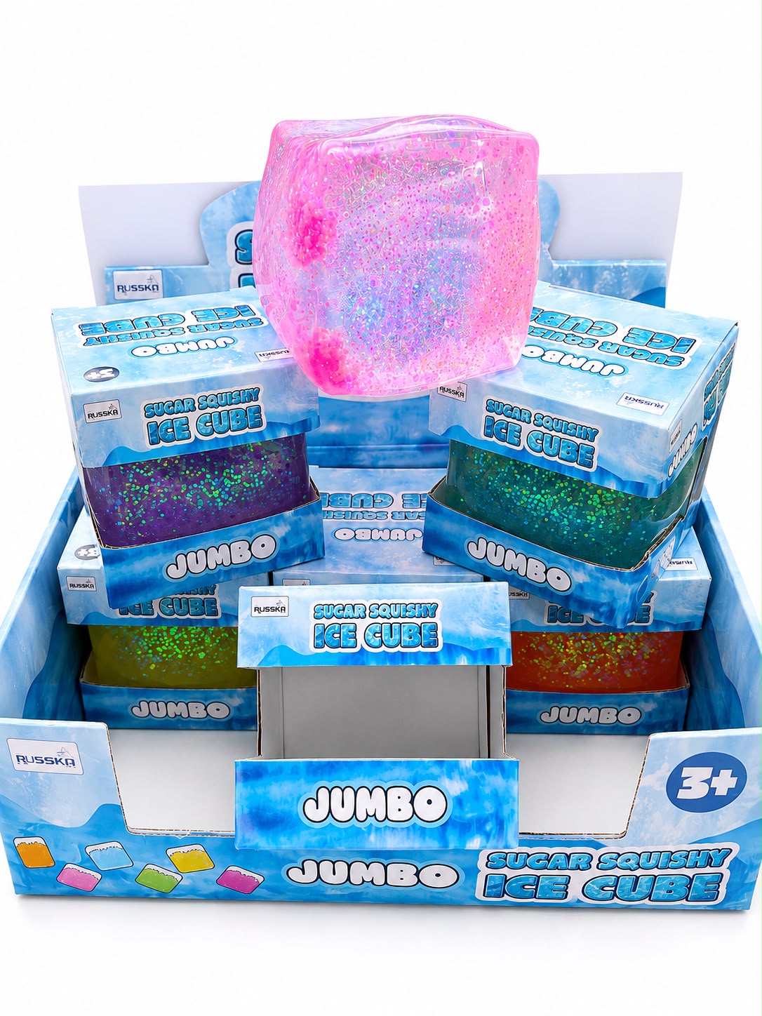 Jumbo Sugar Squishy Ice Cube (8cm)