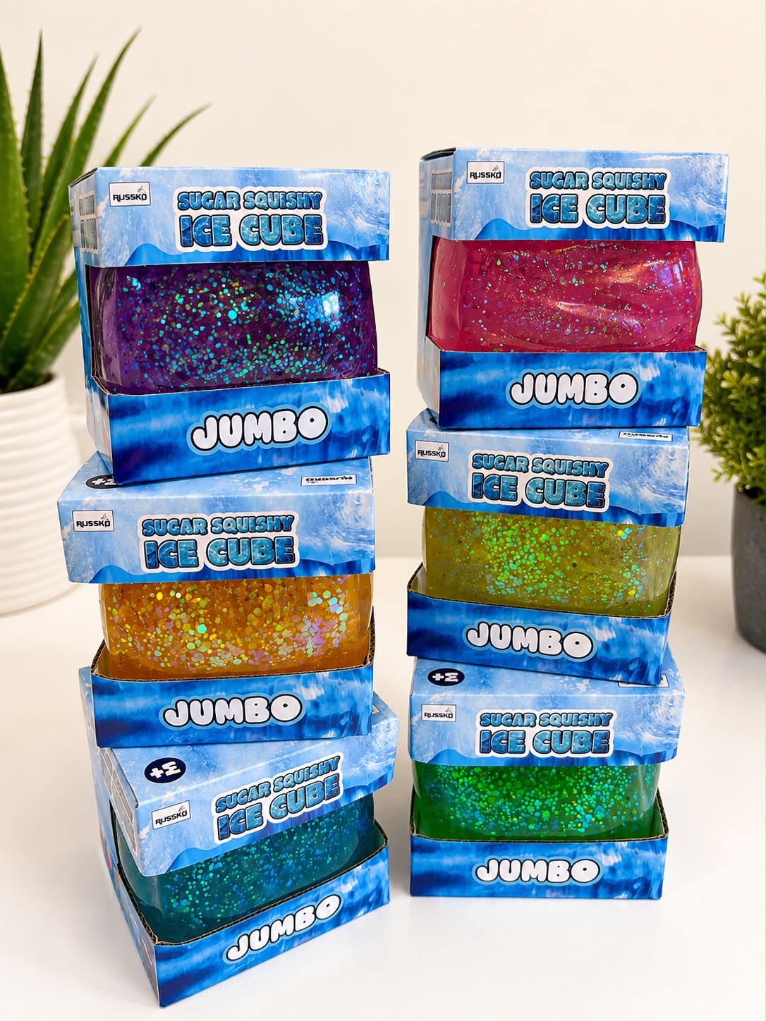 Jumbo Sugar Squishy Ice Cube (8cm)