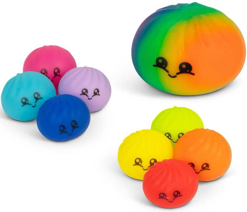 🌈 Scrunchems Mega Rainbow Dumpling Set – 9 Dumplings Inside!