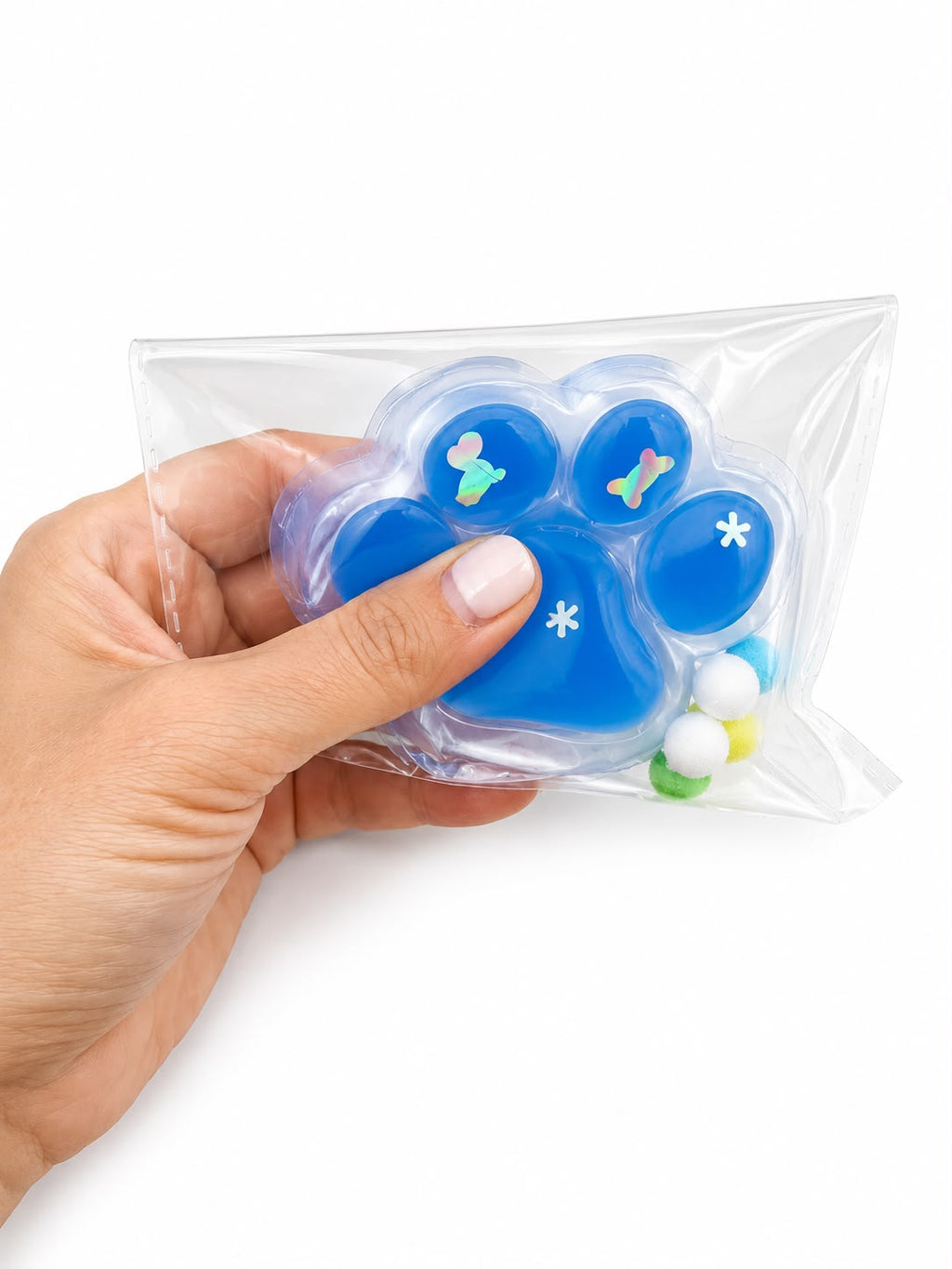 Squeezos Glitter Cat Paw Squishies