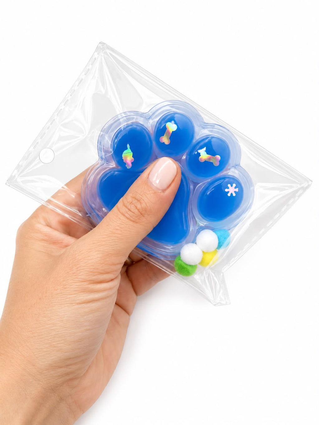 Squeezos Glitter Cat Paw Squishies