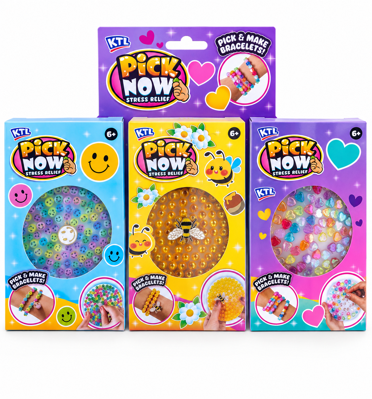 Pick Now Stress Relief Bracelet Making Kit - 4 designs