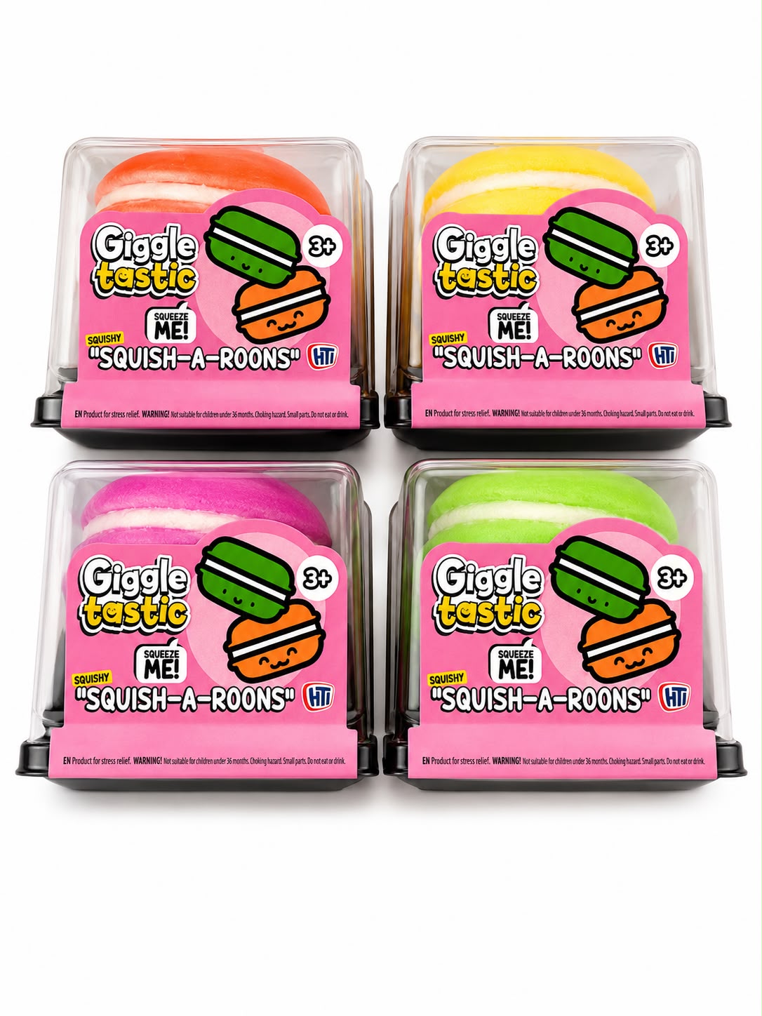Giggletastic Squish-A-Roons Macaron Squishy