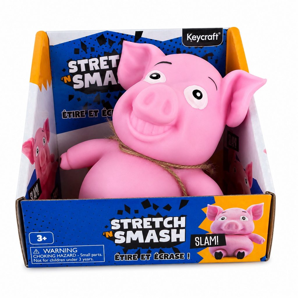 Stretch ’N Smash Pig – Super Squishy Stretchy Toy