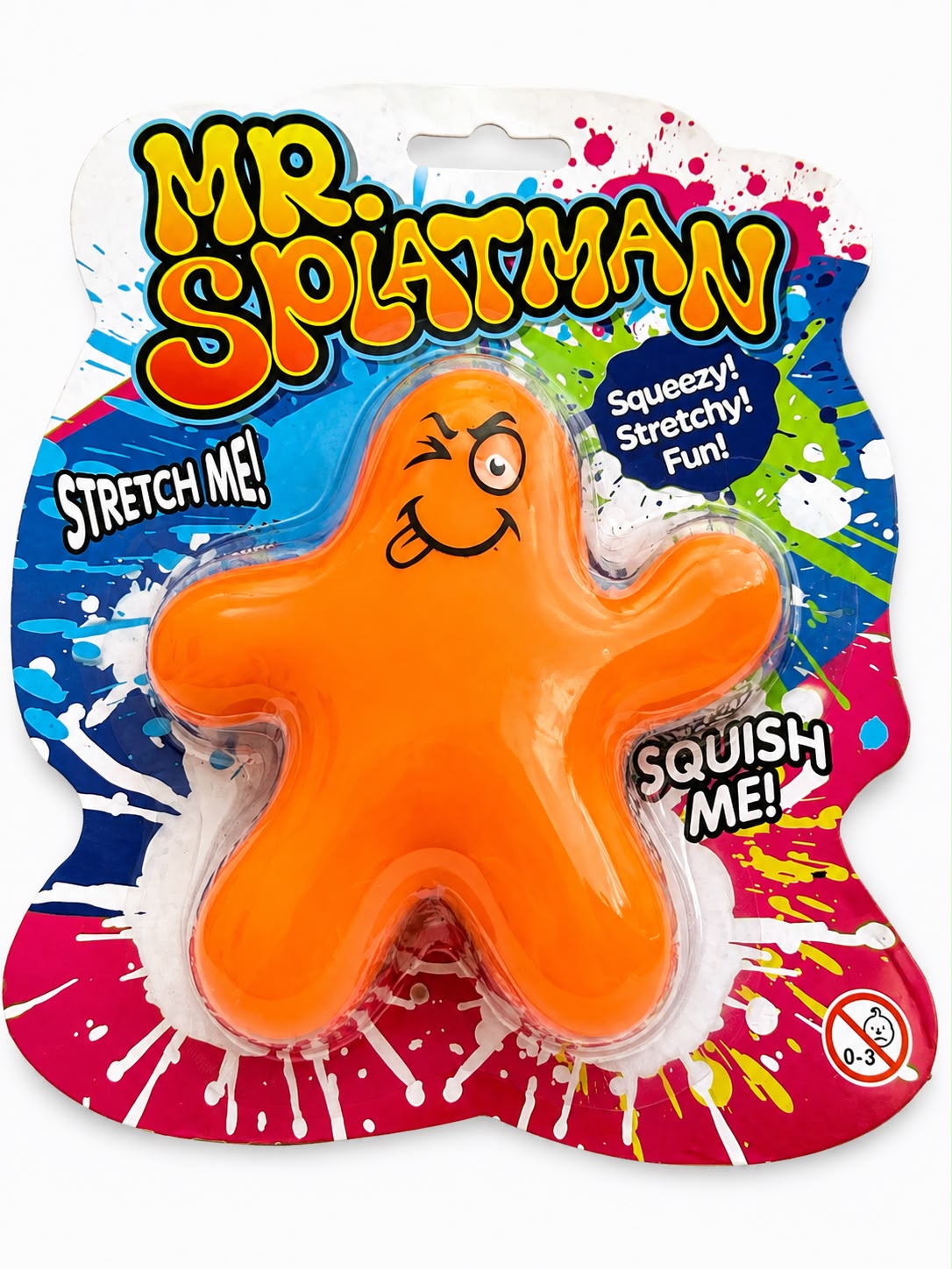 Mr. Splatman Stretchy Squishy Toy