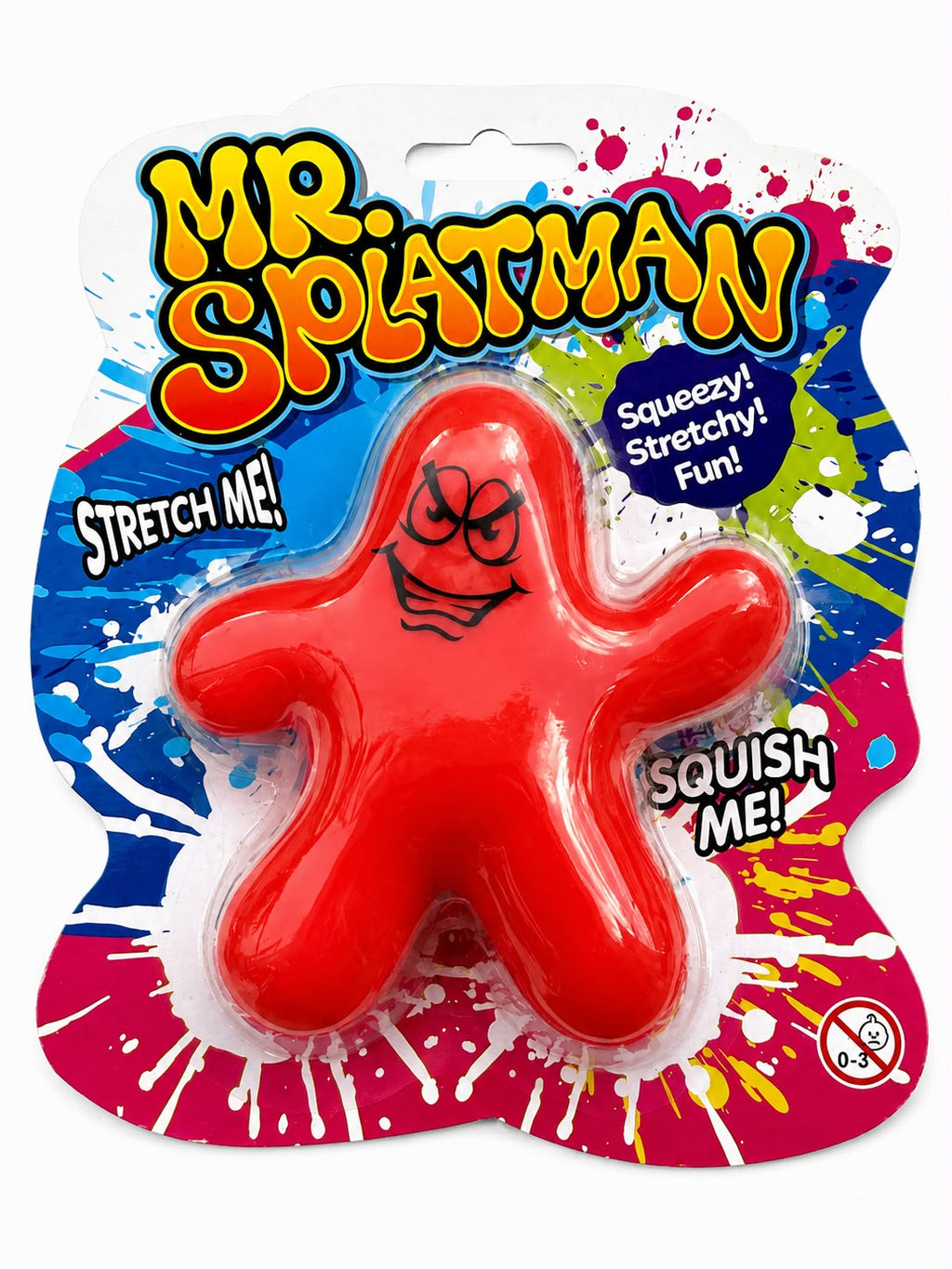 Mr. Splatman Stretchy Squishy Toy