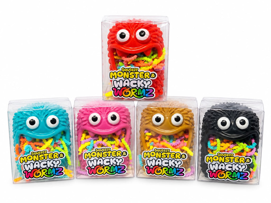 Squidgy Monster &amp; Wacky Wormz Sensory Toy